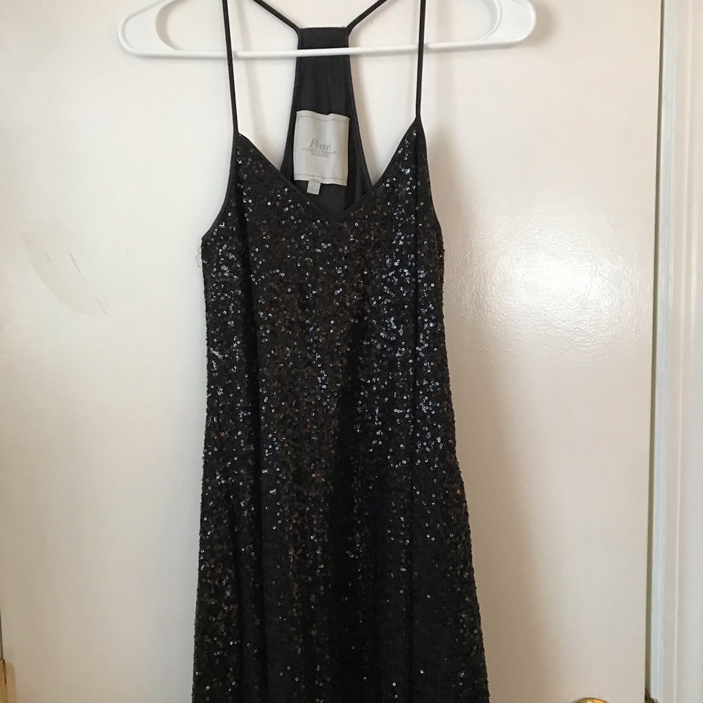 2 FOR $15 — BLACK SEQUIN FORMAL DRESS